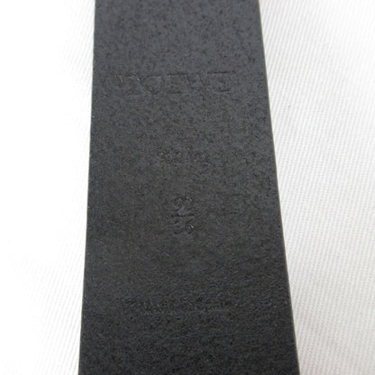 Good 24aw Loewe Round Soft Belt Calf 832441 Size 90 35 Black Men's Women's Used