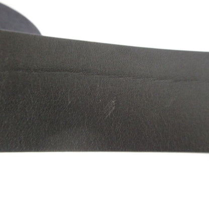 Good 24aw Loewe Round Soft Belt Calf 832441 Size 90 35 Black Men's Women's Used