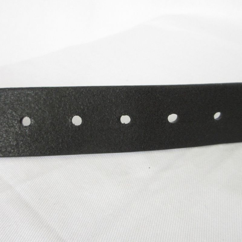 Good 24aw Loewe Round Soft Belt Calf 832441 Size 90 35 Black Men's Women's Used