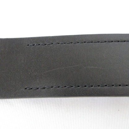 Good 24aw Loewe Round Soft Belt Calf 832441 Size 90 35 Black Men's Women's Used