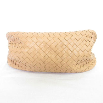 Good Bottega Veneta Intrecciato Satchel Handbag Pink Beige Ladies Used