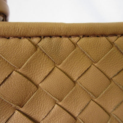 Good Bottega Veneta Intrecciato Satchel Handbag Pink Beige Ladies Used