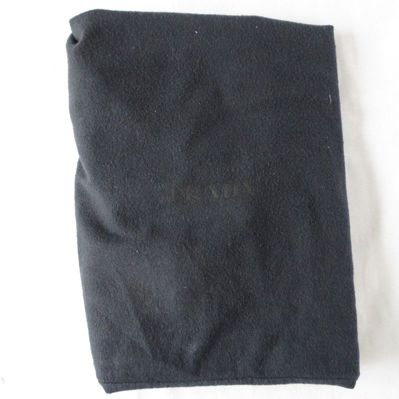 Good Prada Triangle Logo Plate Nylon 2way Boston Bag Shoulder Bag Black Men