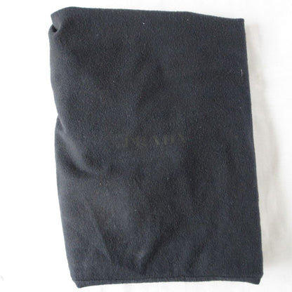 Good Prada Triangle Logo Plate Nylon 2way Boston Bag Shoulder Bag Black Men