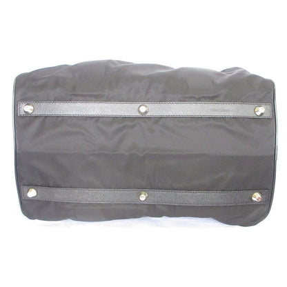 Good Prada Triangle Logo Plate Nylon 2way Boston Bag Shoulder Bag Black Men