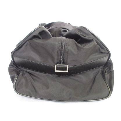 Good Prada Triangle Logo Plate Nylon 2way Boston Bag Shoulder Bag Black Men