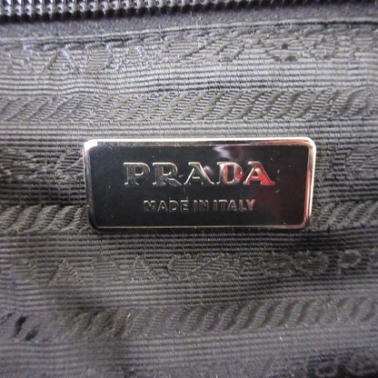 Good Prada Triangle Logo Plate Nylon 2way Boston Bag Shoulder Bag Black Men
