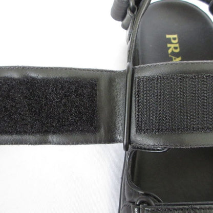 Prada Nappa Leather Quilted Sport Sandals 1x721md Size 35 1 2 Equivalent to