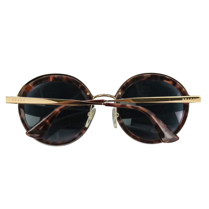 Good Prada Sunglass Es Spr50t Grey Lenses Tortoiseshell Pattern Frame Gold Color