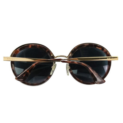 Good Prada Sunglass Es Spr50t Grey Lenses Tortoiseshell Pattern Frame Gold Color