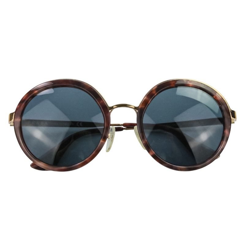 Good Prada Sunglass Es Spr50t Grey Lenses Tortoiseshell Pattern Frame Gold Color