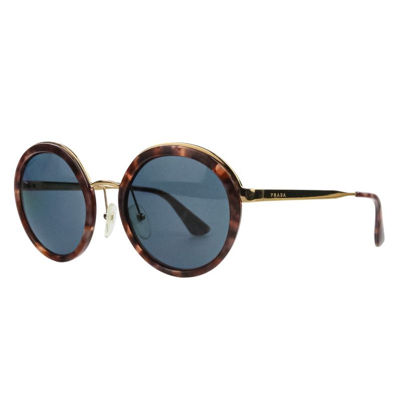 Good Prada Sunglass Es Spr50t Grey Lenses Tortoiseshell Pattern Frame Gold Color