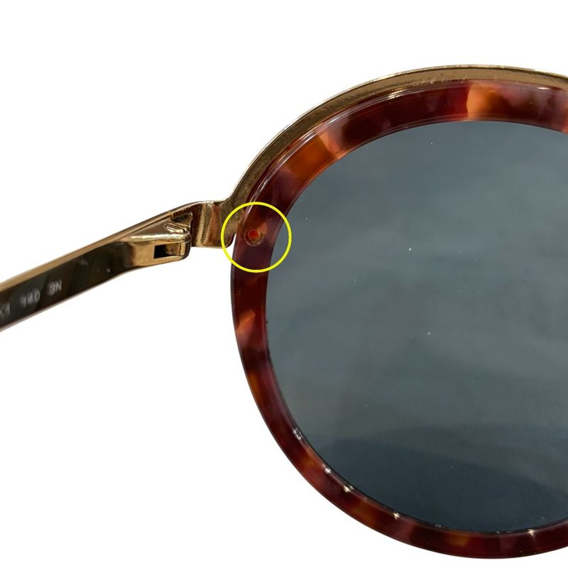 Good Prada Sunglass Es Spr50t Grey Lenses Tortoiseshell Pattern Frame Gold Color