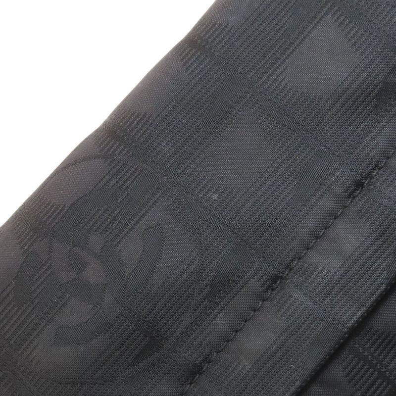 Chanel New Travel Line Gold Hardware Shoulder Bag Nylon Jacquard Women