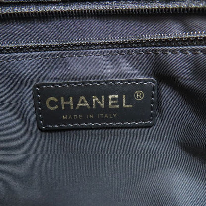 Chanel New Travel Line Gold Hardware Shoulder Bag Nylon Jacquard Women