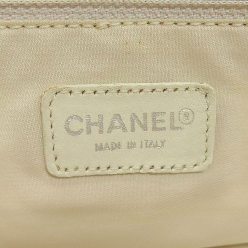 Chanel New Travel Line Silver Hardware Handbag Nylon Jacquard Women