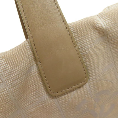 Chanel New Travel Line Silver Hardware Handbag Nylon Jacquard Women