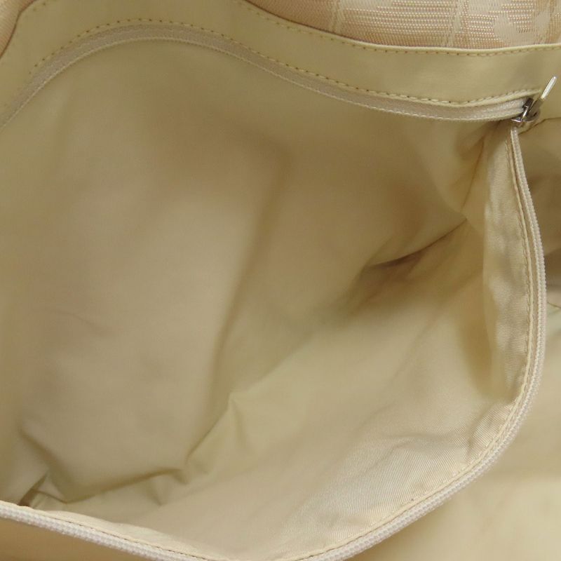 Chanel New Travel Line Silver Hardware Handbag Nylon Jacquard Women