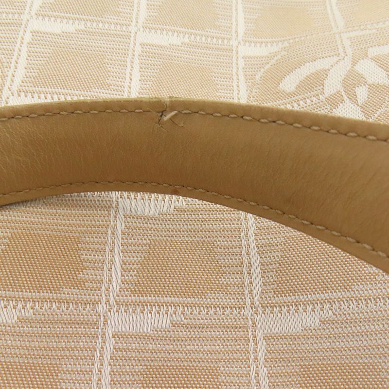 Chanel New Travel Line Silver Hardware Handbag Nylon Jacquard Women