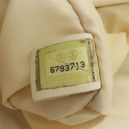 Chanel New Travel Line Silver Hardware Handbag Nylon Jacquard Women