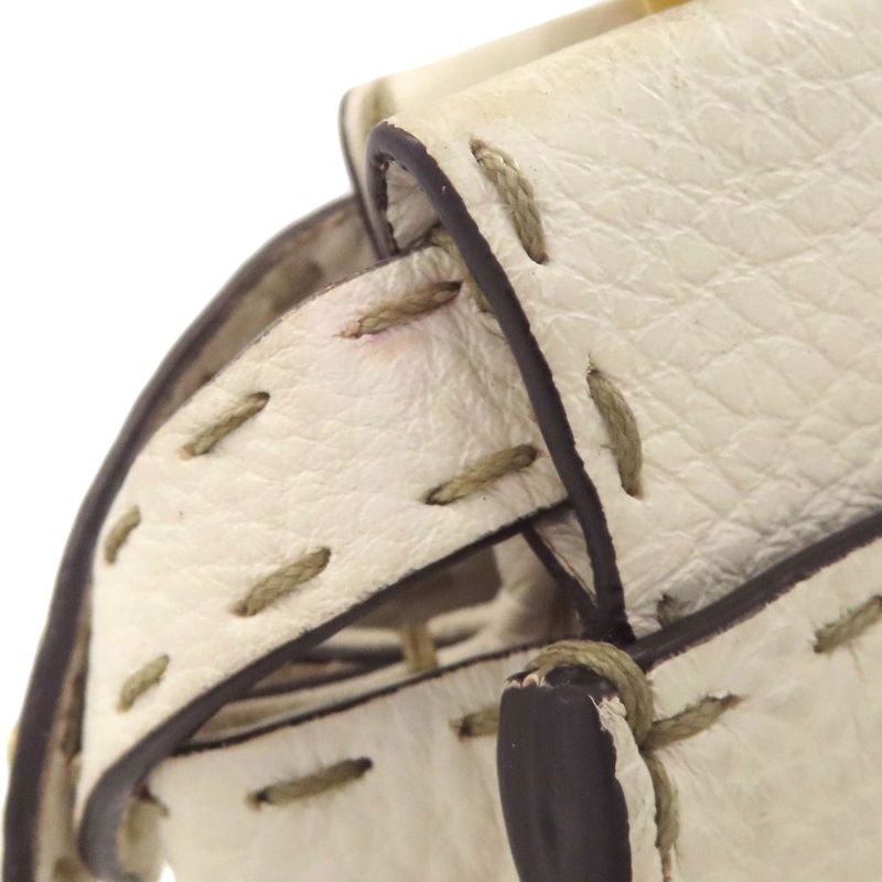 Fendi Peekaboo Mini Selleria 2WAY Handbag Calf Women