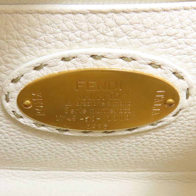 Fendi Peekaboo Mini Selleria 2WAY Handbag Calf Women