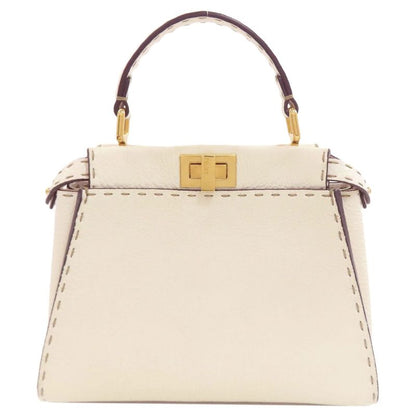 Fendi Peekaboo Mini Selleria 2WAY Handbag Calf Women