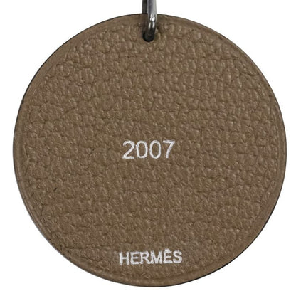 Hermes 2007 Chinese Zodiac Sign of the Year Wild Boar Leather Bag Charm Key