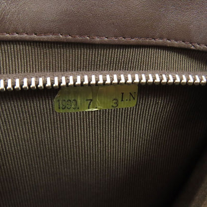 Chanel Choco Bar Silver Hardware Handbag Calf Women