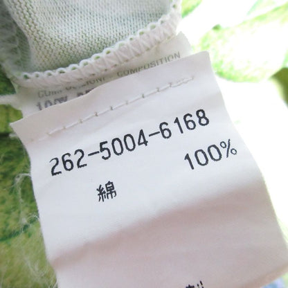 Gucci Flower Print Crew Neck Short Sleeve T-Shirt Cut and Sewn S Green Men's