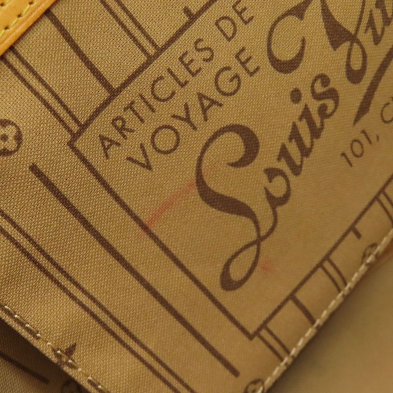 Louis Vuitton M40155 Neverfull PM Old Tote Bag Monogram Canvas Women