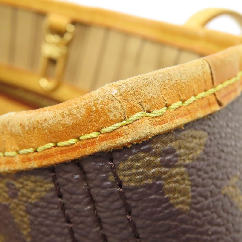 Louis Vuitton M40155 Neverfull PM Old Tote Bag Monogram Canvas Women