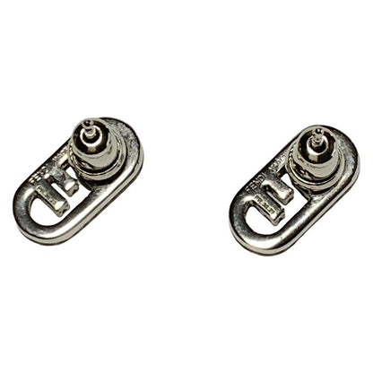 Fendi Earrings - Silver And Clear Orlok