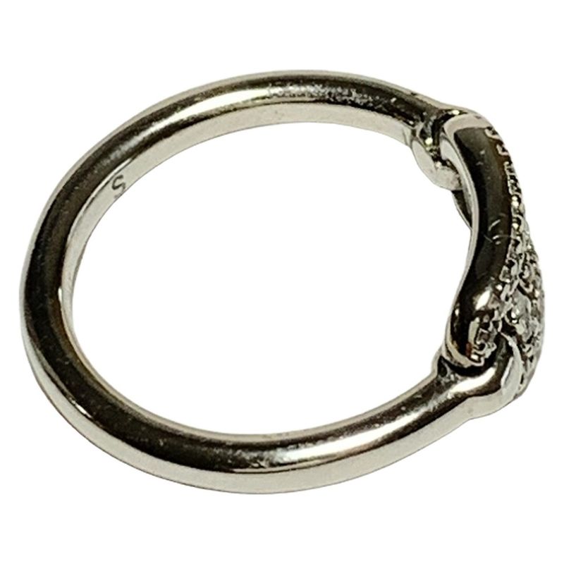 Fendi Ring S - Silver And Clear Orlock Size: S