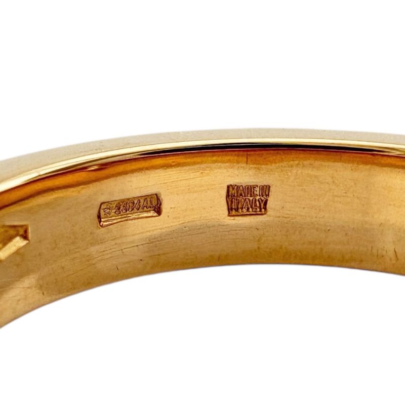 Bvlgari Ring Size 11.5 18k Gold 18k Pink Gold Diamond Ladies Bvlgari Used