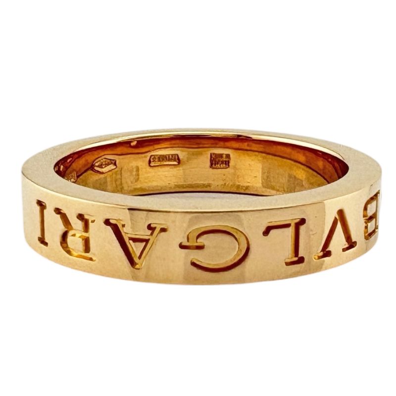 Bvlgari Ring Size 11.5 18k Gold 18k Pink Gold Diamond Ladies Bvlgari Used