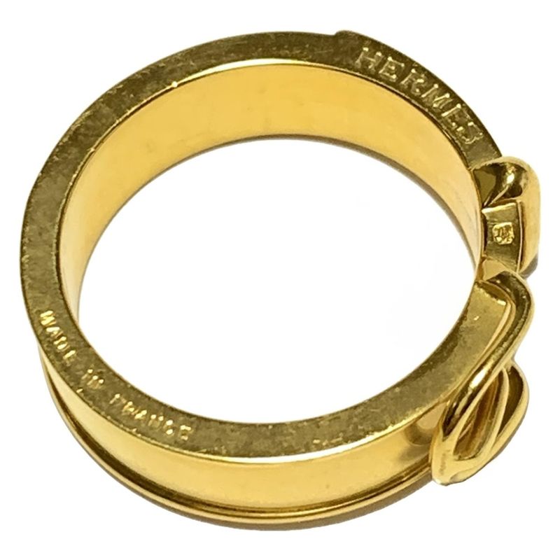 Hermes Scarf Ring Book Serie Gold