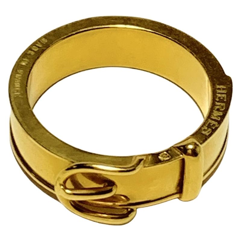Hermes Scarf Ring Book Serie Gold