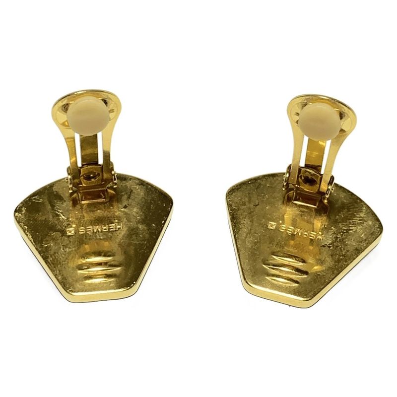 Hermes Earrings - Gold X Navy X Multi