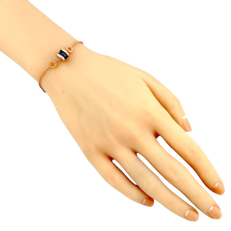 Bvlgari B-Zero.1 Element Bracelet 18k Gold 18k Pink Gold Ladies Bvlgari