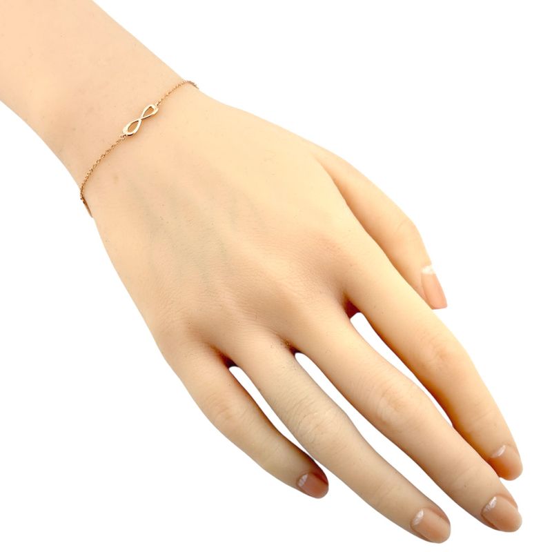 Tiffany & Co Infinity Bracelet 18k Gold 18k Pink Gold Ladies Tiffany & Co Used