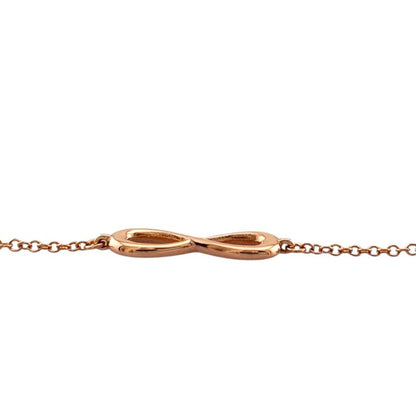 Tiffany & Co Infinity Bracelet 18k Gold 18k Pink Gold Ladies Tiffany & Co Used