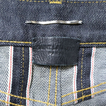 Saint Laurent Paris Button Fly Denim Pants Indigo 315397