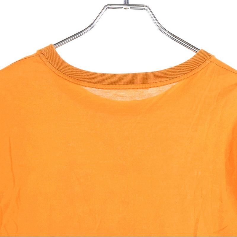 Louis Vuitton 13AW Short-sleeved T-shirt With Front Design Orange Rm132m