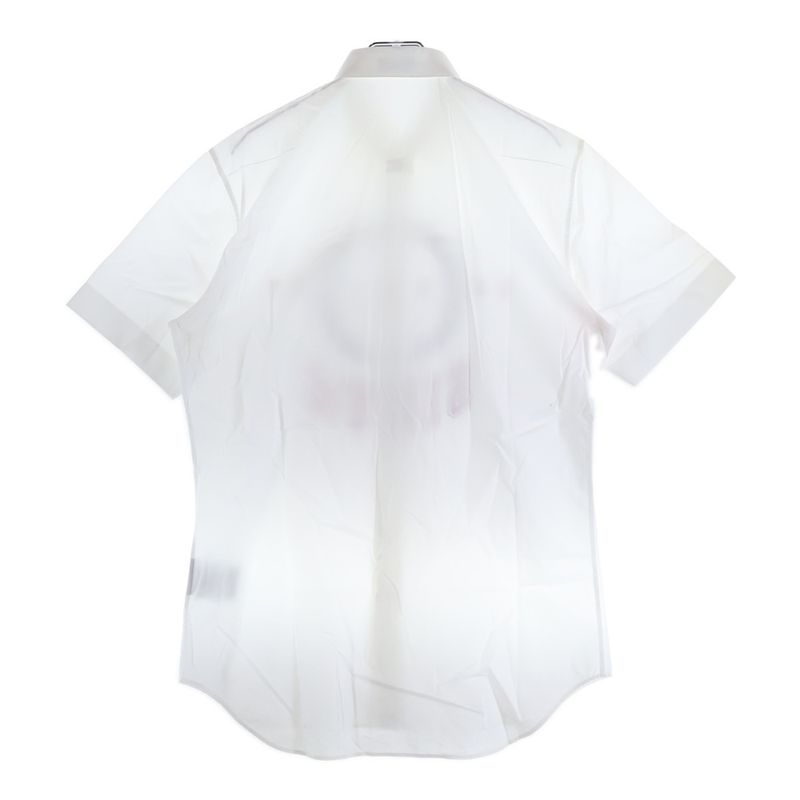 DIOR 18SS Latenight Front Logo Short Sleeve Shirt White 733c515i2480