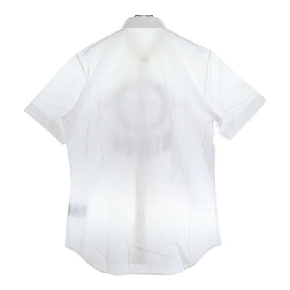 DIOR 18SS Latenight Front Logo Short Sleeve Shirt White 733c515i2480