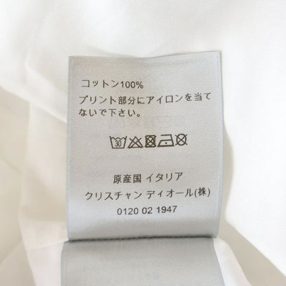 DIOR 18SS Latenight Front Logo Short Sleeve Shirt White 733c515i2480