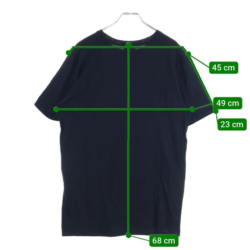 DIOR 18AW BEE Embroidered Short-sleeved T-shirt Black 733j603o0446