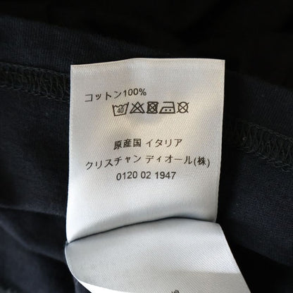 DIOR 18AW BEE Embroidered Short-sleeved T-shirt Black 733j603o0446