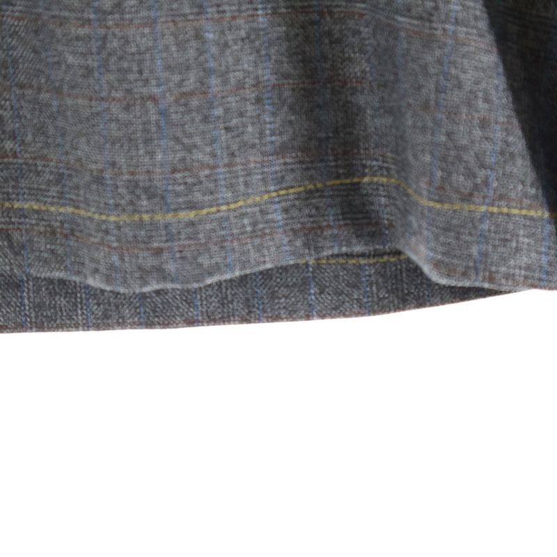 Prada 16AW Race UP Side Zip Shirt Sgn297 S162 Ribbon Sailor Jacket Gray